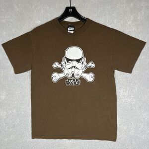 VTG 2005 Star Wars Storm Trooper Cross Bones Head Logo Lucasfilm Promo SZ MEDIUM